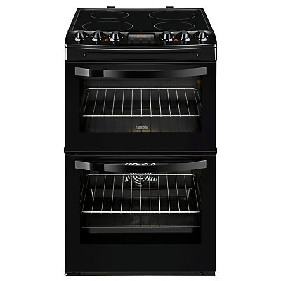 Zanussi ZCV46200BA Double Electric Oven, Black Zanussi ZCV46200BA Double Electric Oven, Black